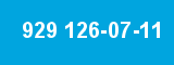 929 126-07-11